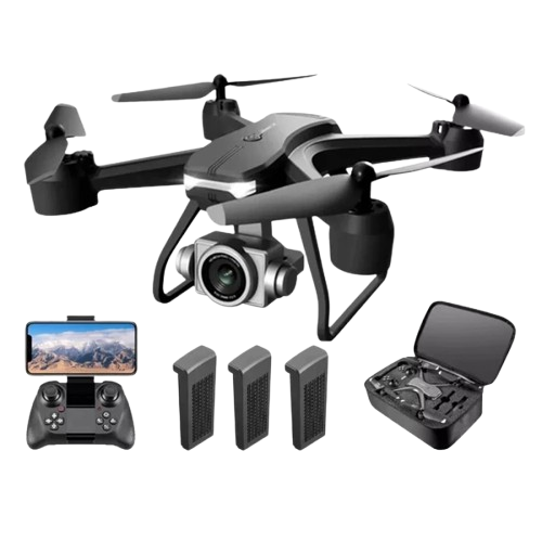 4DRC V14 RC Drone – 4K Dual Camera WiFi FPV Quadcopter with Bag & 2 Batteries