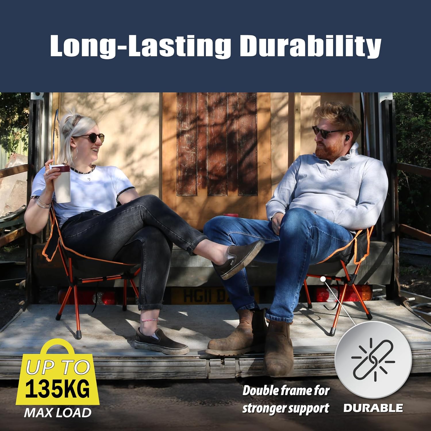 TREKOLOGY YIZI GO Camping Chair for Adult – Compact. Foldable. Lightweight 0.9 kg. 136 kg Capacity. Durable Aluminum. Quick Setup. Ideal for Backpacking. Beach. and Outdoor Adventures (Black)