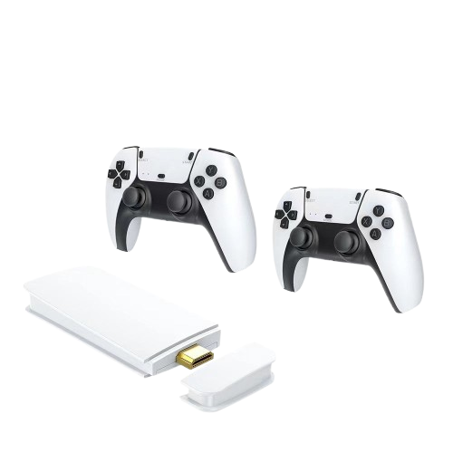 M15 Retro Game Stick – 4K HDMI Console with Wireless Controllers & 30,000+ Built‑In Games (64GB)
