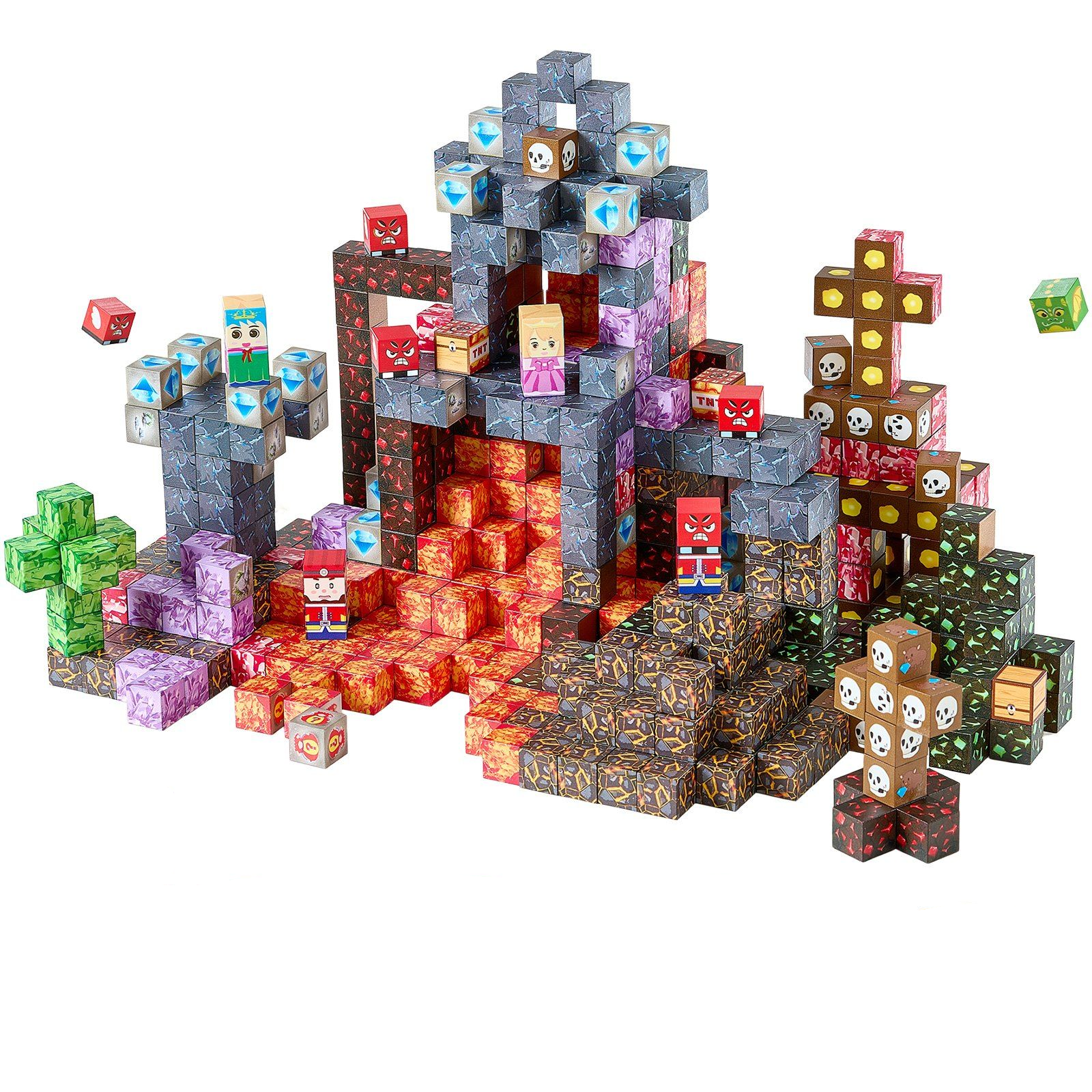 VEVOR Magnetic Blocks – 100‑Piece Dark Castle Building Set for Kids