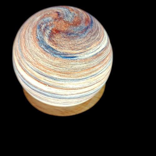 Colorful USB Rainbow Planet Night Light - Decorative Astronomical Ornaments for Desktop & Art Crafts
