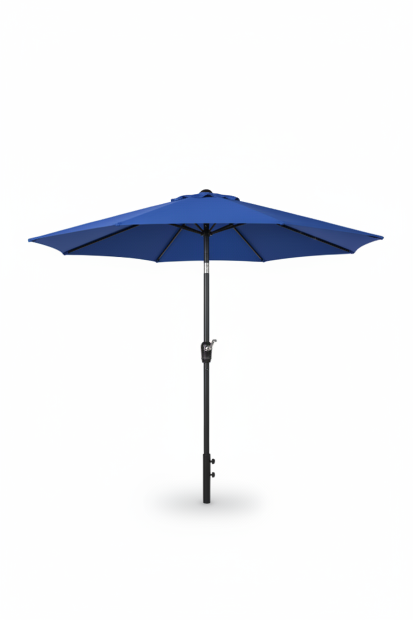 9 ft Crank Lift Patio Umbrella with 3-Position Tilt – Outdoor Sun Shade for Patio, Deck & Garden