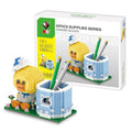 Disney Series Building Block Pen Holder – Stitch Winnie the Pooh DIY Puzzle Assembly Toy and Desk Organizer