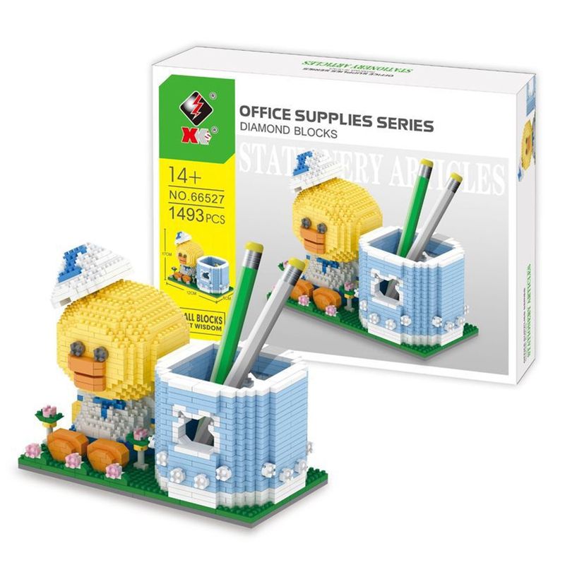 Disney Series Building Block Pen Holder – Stitch Winnie the Pooh DIY Puzzle Assembly Toy and Desk Organizer