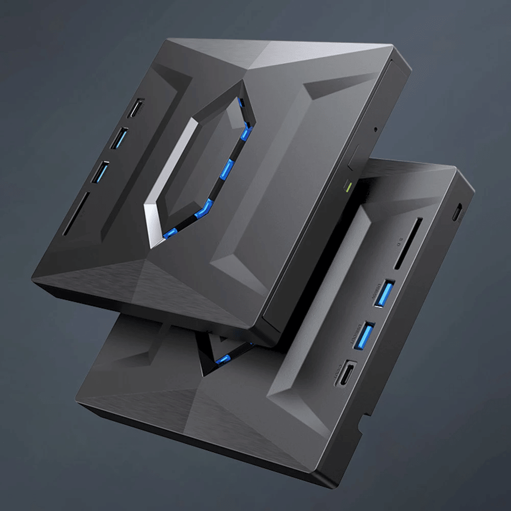 External USB 3.0 CD/DVD Drive – High‑Speed Writer, Burner & Player for Windows 11/10 Laptops & PCs