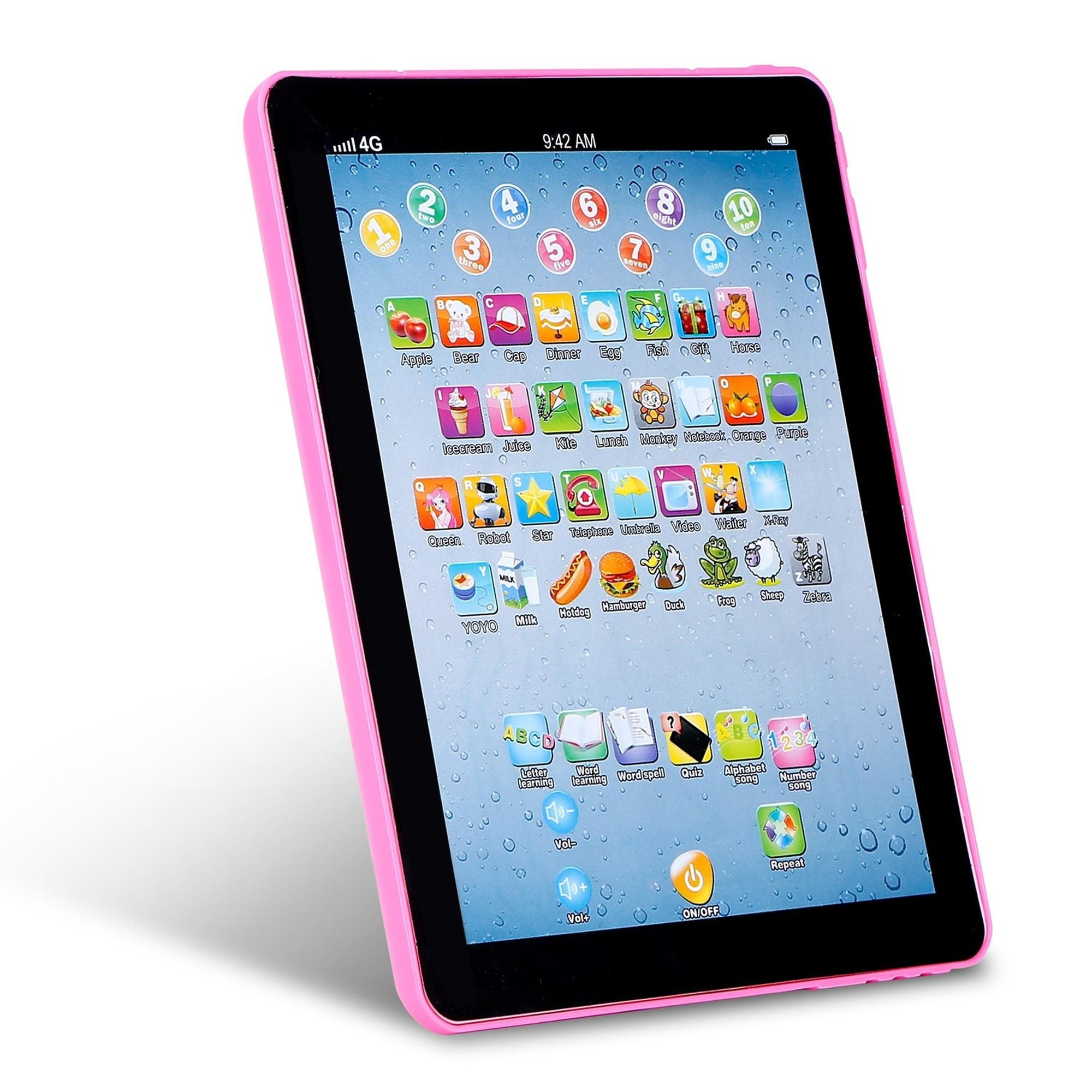 Baby Learning Tablet – Educational Touch Mini Pad for Toddlers Learning ABCs, Numbers & Words (Ages 1–6)