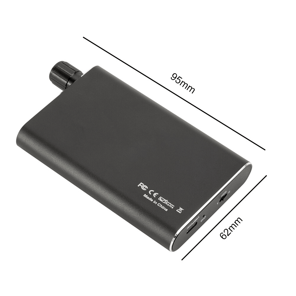Portable HIFI Headphone Amplifier — 16-300Ω Earphone AMP with 3.5mm Audio & USB Cable