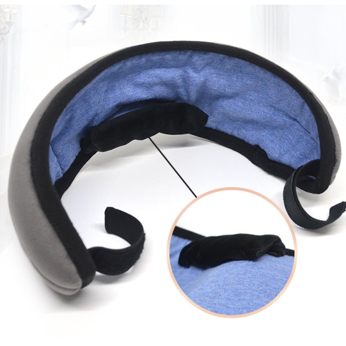 EZ Sleep Bluetooth Eye Mask – Wireless Music Sleep Mask for Travel, Relaxation & Deep Rest