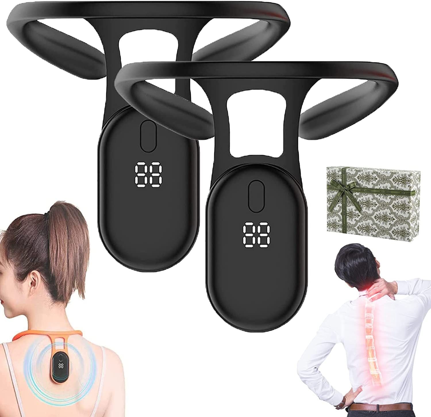 Smart Posture Corrector with Vibration Reminder – Adjustable Back Support Trainer