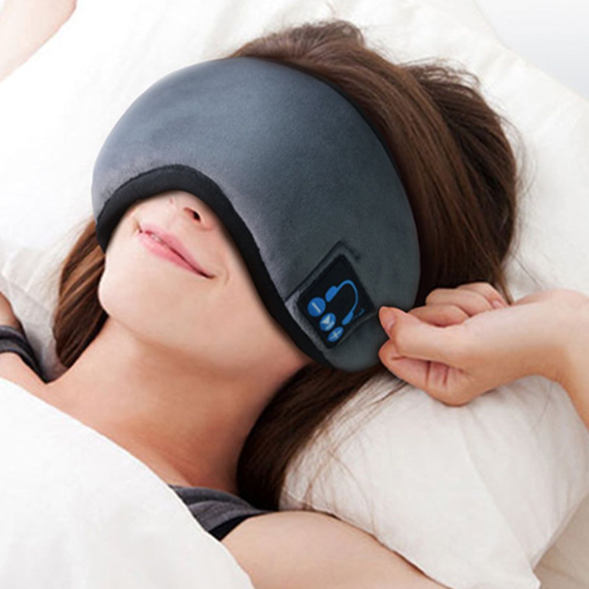 EZ Sleep Bluetooth Eye Mask – Wireless Music Sleep Mask for Travel, Relaxation & Deep Rest