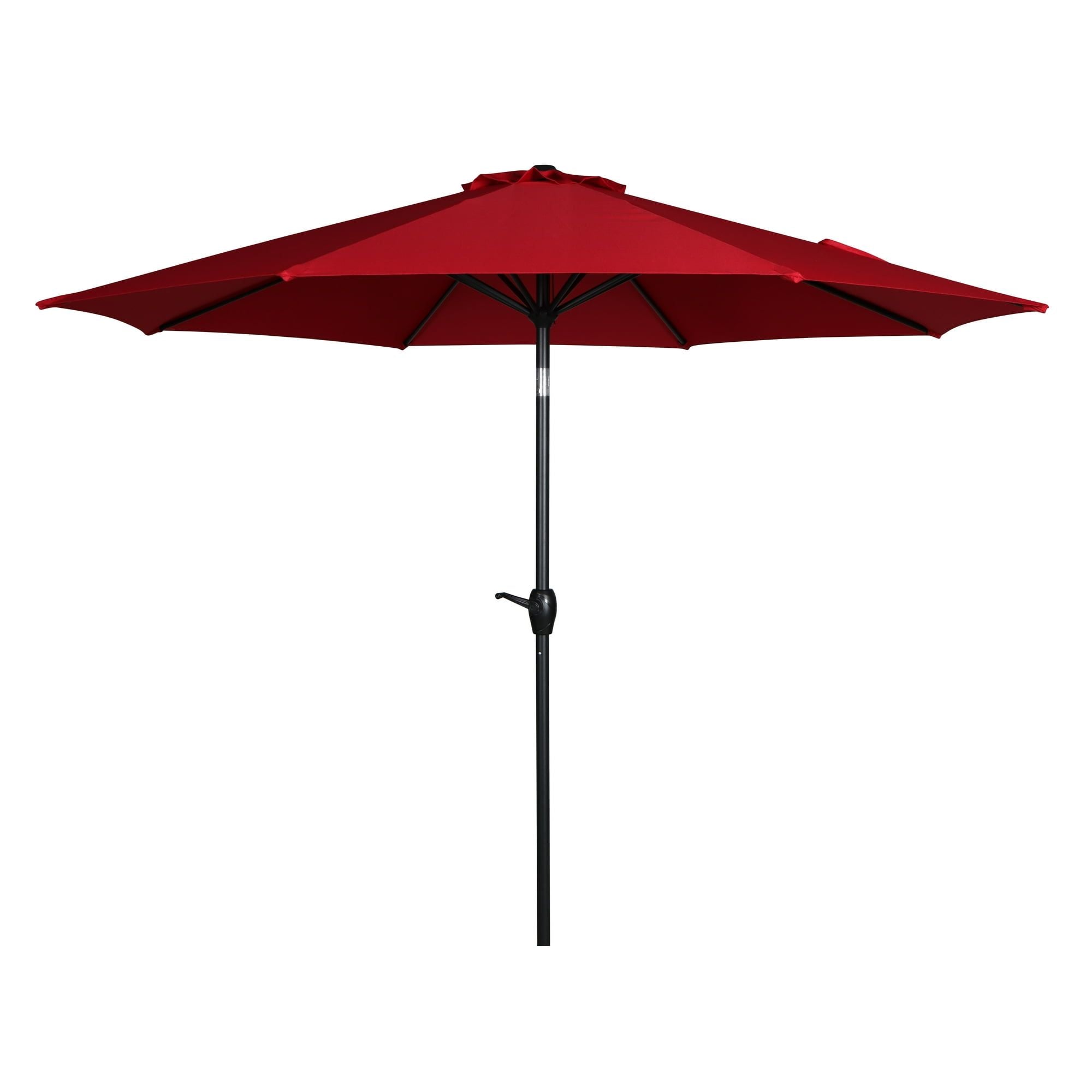 9 ft Crank Lift Patio Umbrella with 3-Position Tilt – Outdoor Sun Shade for Patio, Deck & Garden