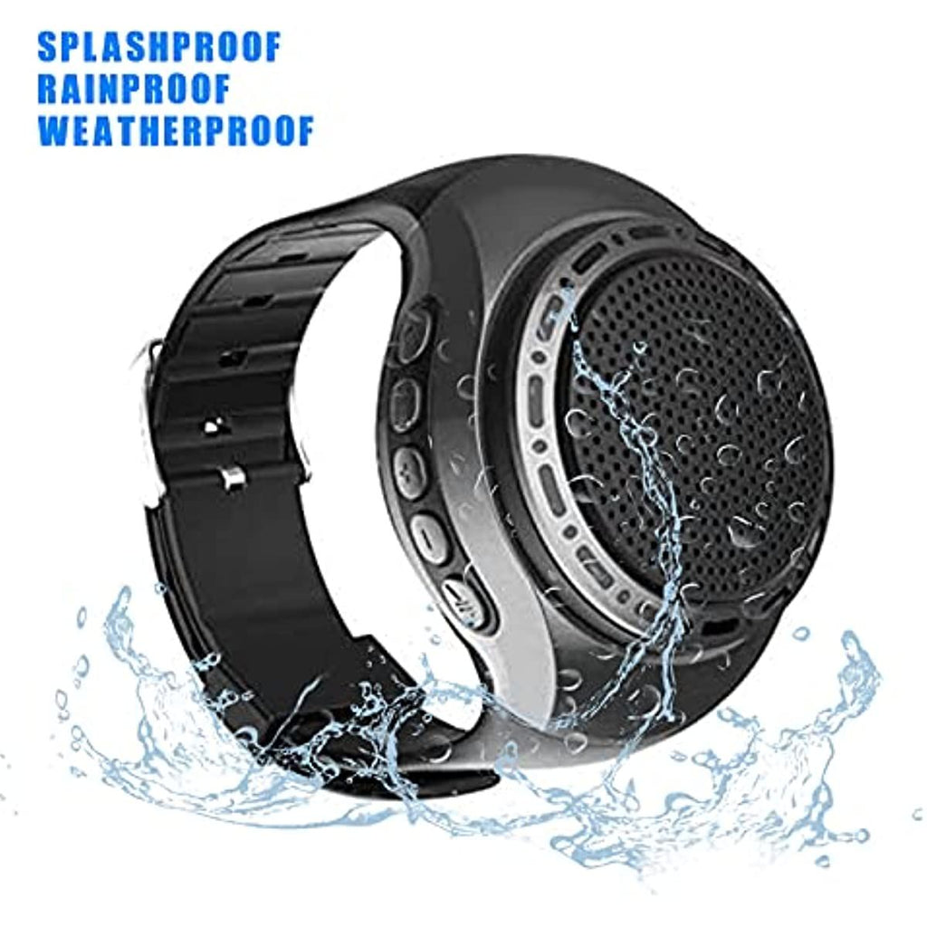 Wearable Bluetooth Speaker Watch – MP3 Player, FM Radio, Selfie & Colorful LED Lights | Waterproof