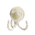 Mini Octopus Stroller Fan – Flexible Tripod Baby Fan with 360° Rotation & USB Rechargeable Power