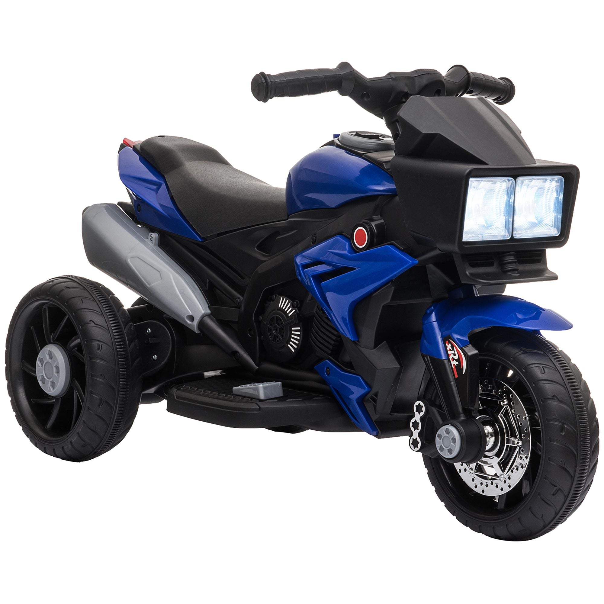 Kids 6V Electric Motorbike – Ride‑On Motorcycle Toy with Music, Horn & Headlights (Blue)