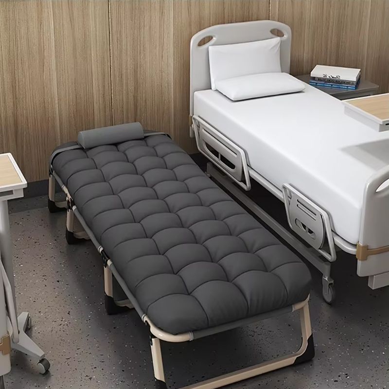 Heavy‑Duty Folding Camping Bed with Flip‑Up Mattress – Portable Guest Bed for Teens & Adults