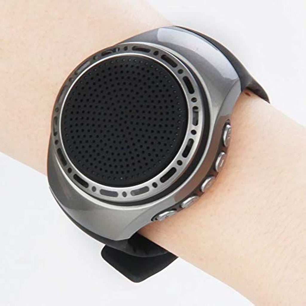 Wearable Bluetooth Speaker Watch – MP3 Player, FM Radio, Selfie & Colorful LED Lights | Waterproof