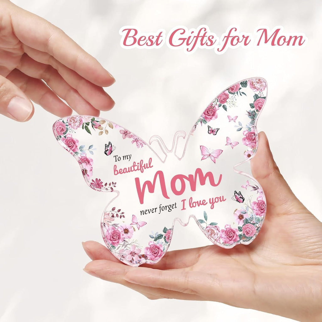 Butterfly Acrylic Keepsake Gift for Mom & Teacher | Sentimental Decoration