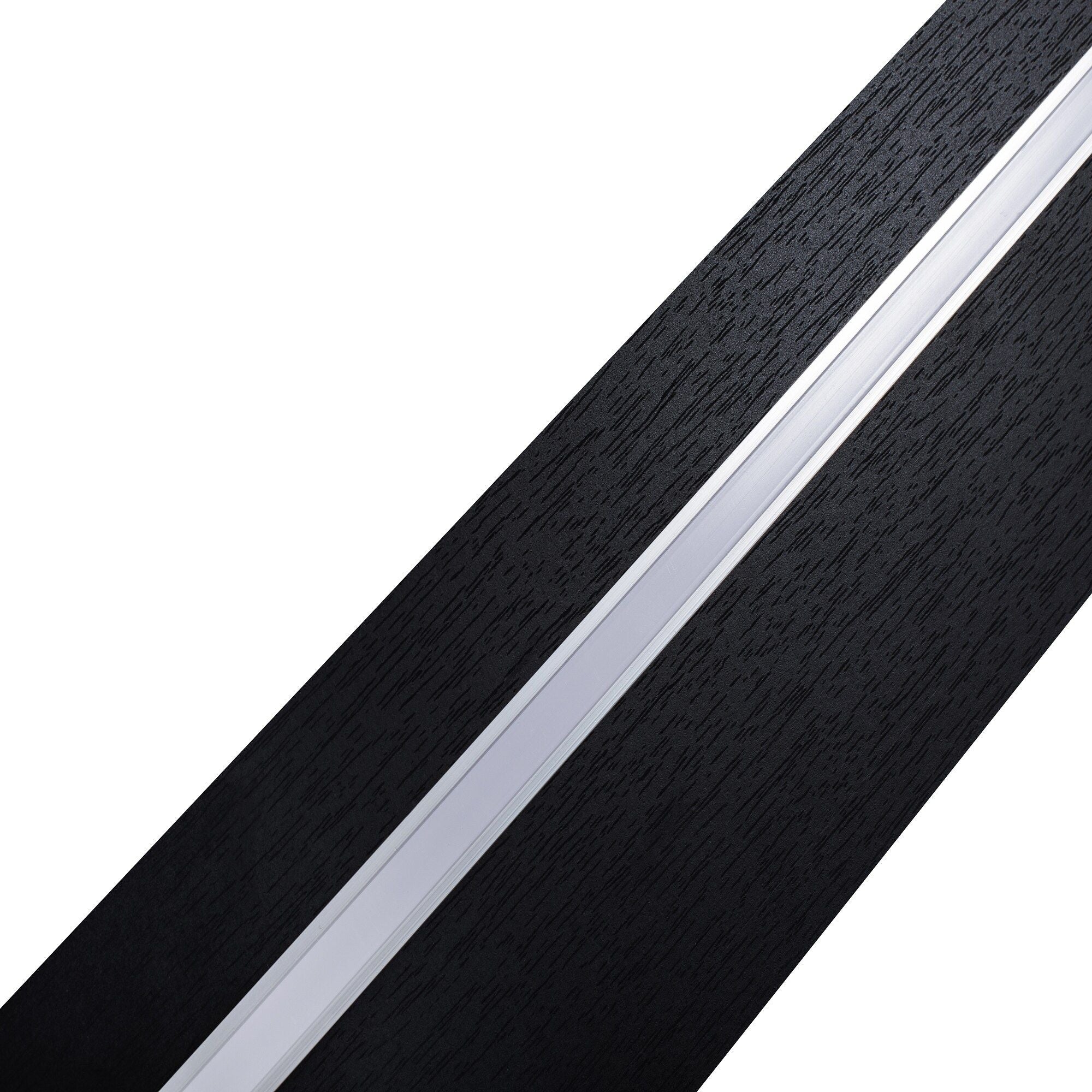 18.11" Floating Wall Shelves with LED Lighting – Black Wood Shelves with Invisible Brackets for Bathroom, Bedroom, Kitchen & Living Room