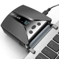 Laptop Fan Cooler with LED Temp Display – 13‑Speed 2600–5000RPM Vacuum Cooler with Auto Temp Detection
