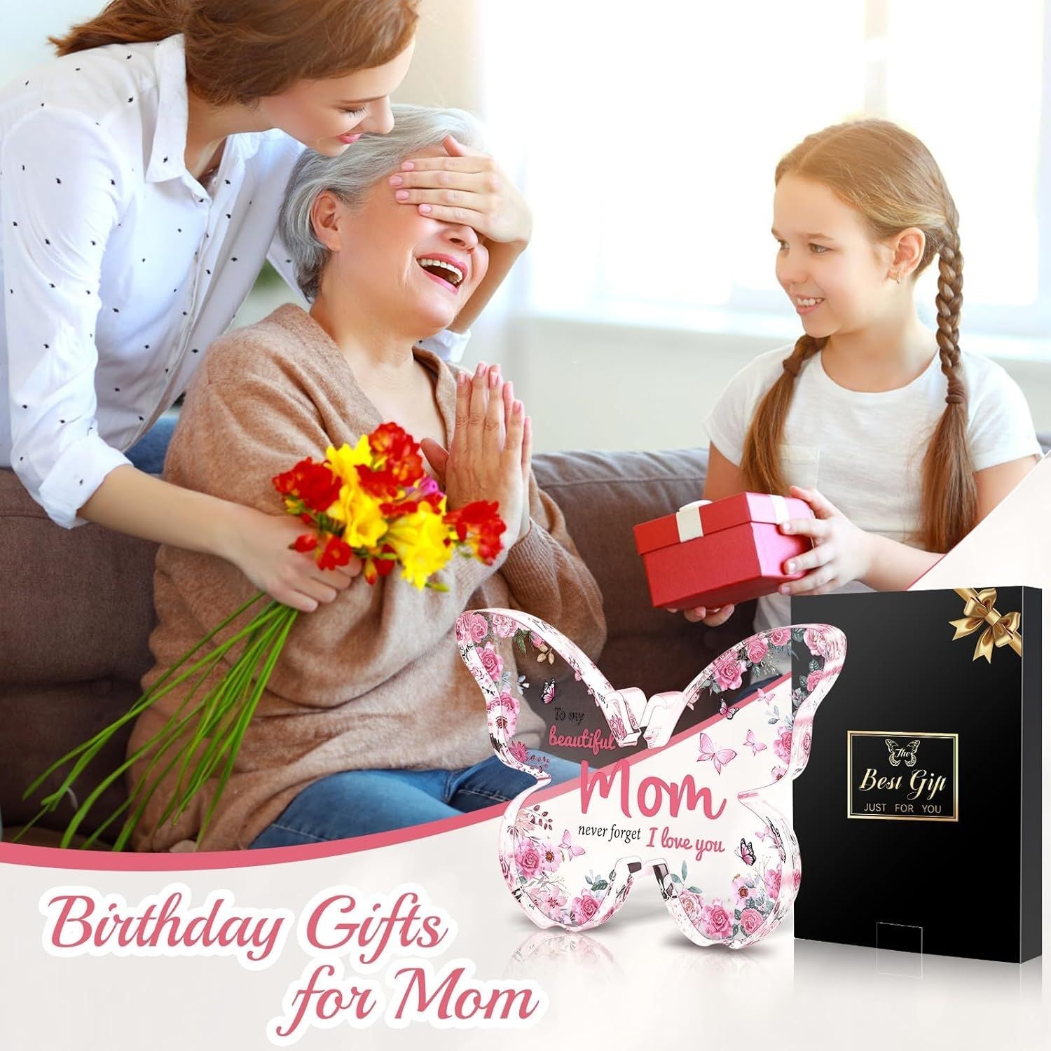 Butterfly Acrylic Keepsake Gift for Mom & Teacher | Sentimental Decoration