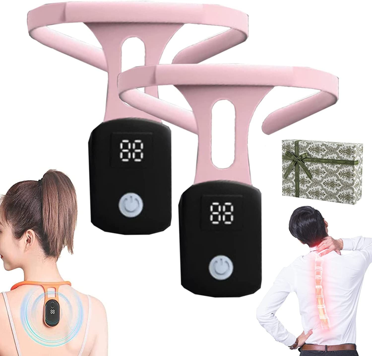 Smart Posture Corrector with Vibration Reminder – Adjustable Back Support Trainer