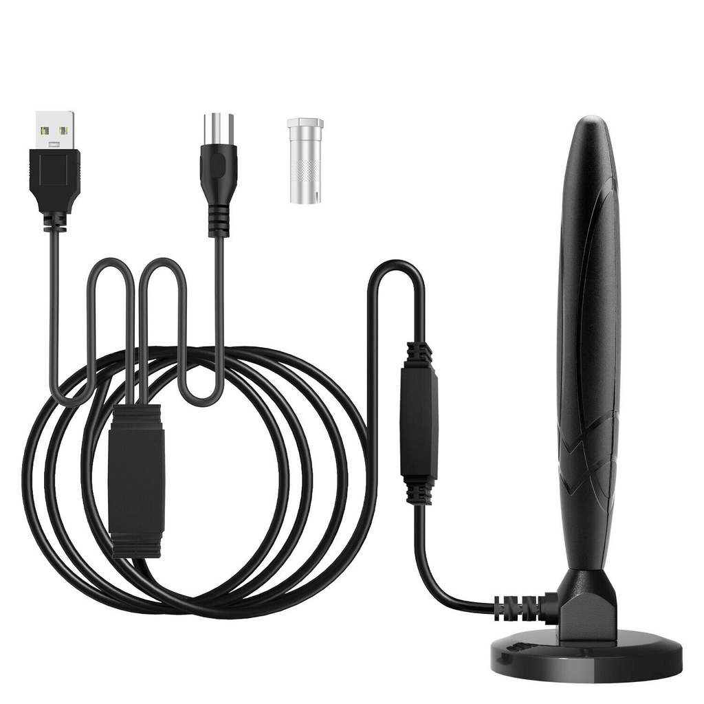 Upgraded Indoor HDTV Digital Antenna – 4K/1080P Long‑Range Amplified Signal Receive