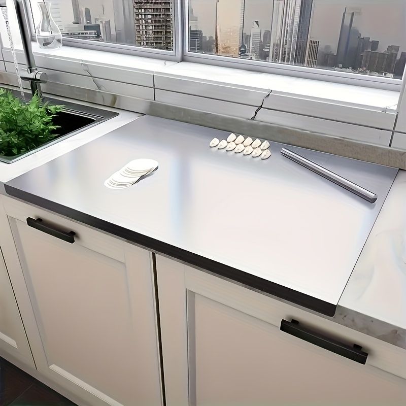 XXL 304 Stainless Steel Cutting Board – Anti‑Slip, Mold‑Resistant & Heavy‑Duty Kitchen Prep Surface