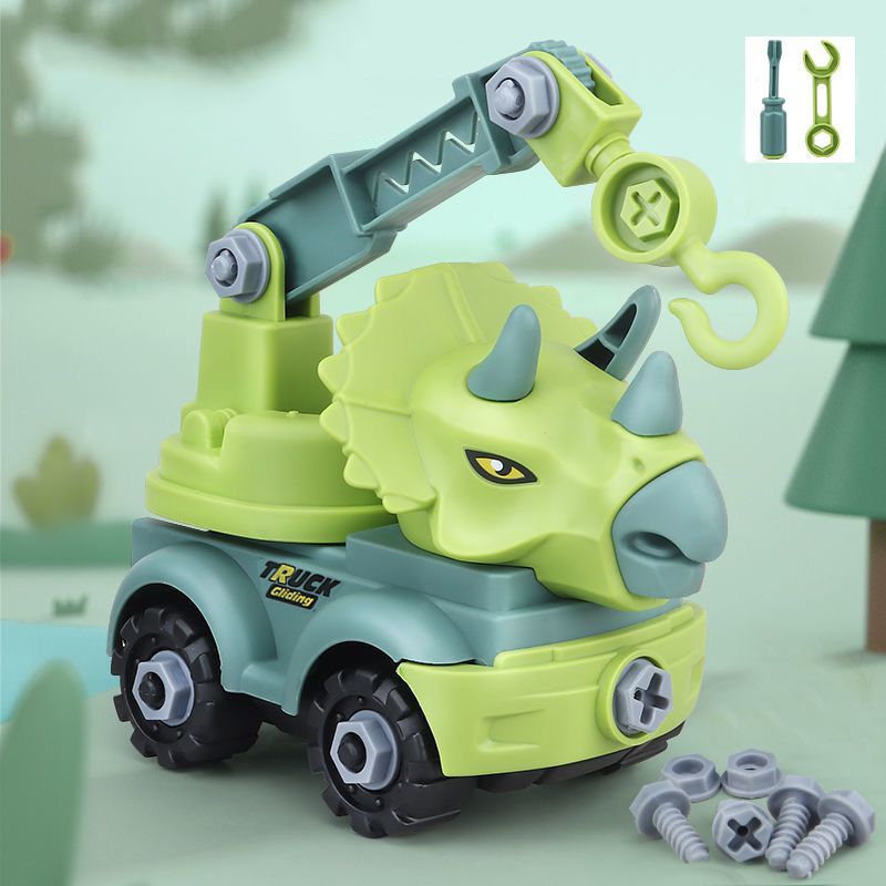 Dinosaur Engineering DIY Take-Apart Construction Toy Cars – Build & Play STEM Gift for Boys