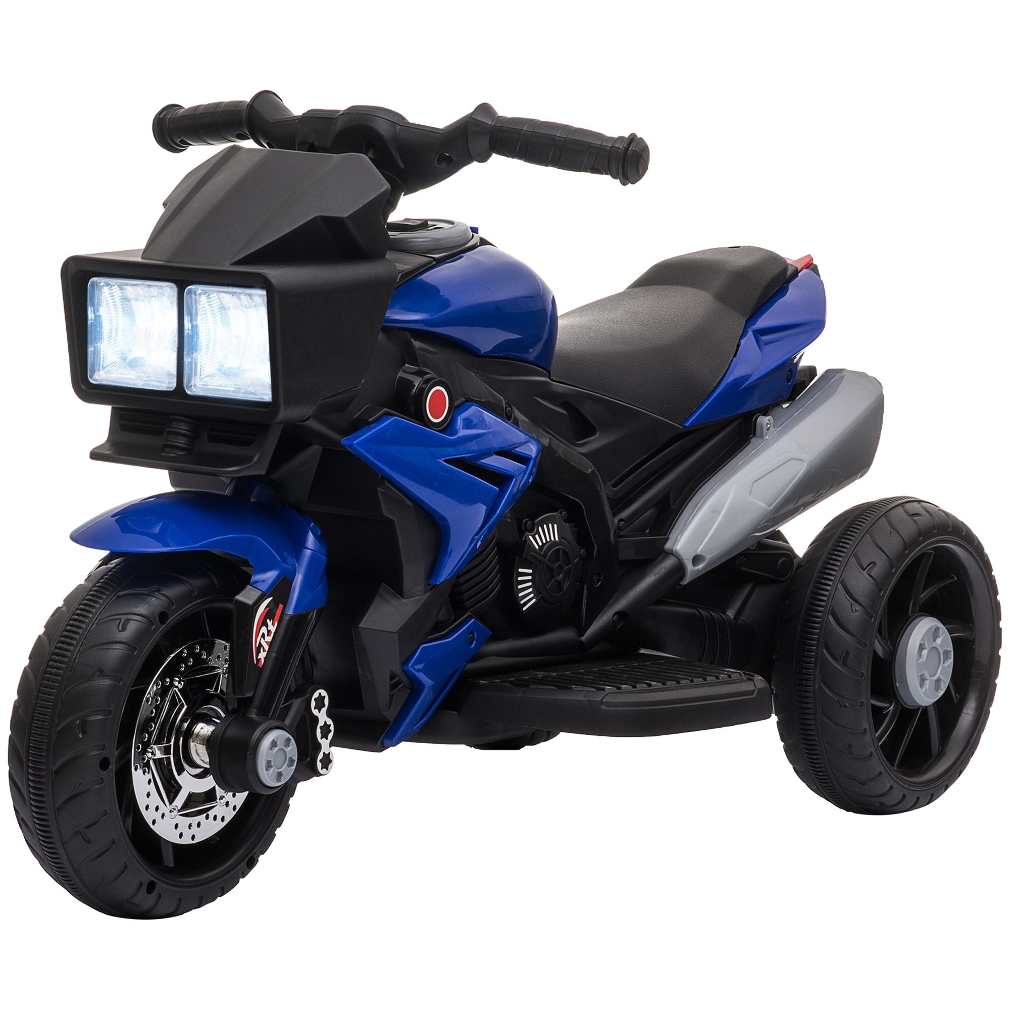 Kids 6V Electric Motorbike – Ride‑On Motorcycle Toy with Music, Horn & Headlights (Blue)