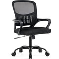 Ergonomic Adjustable Office Chair – Rotating Back‑Style Desk Chair with Lumbar Support & Armrests