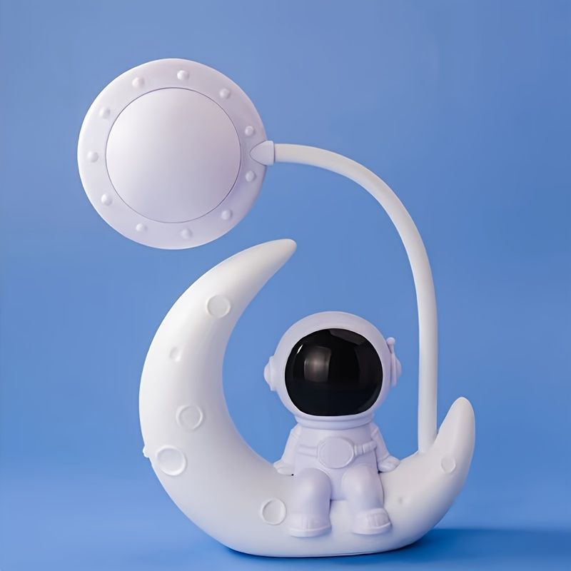 Children’s Creative Spaceman Table Lamp – Cute Desktop Night Light for Kids’ Rooms & Study Spaces