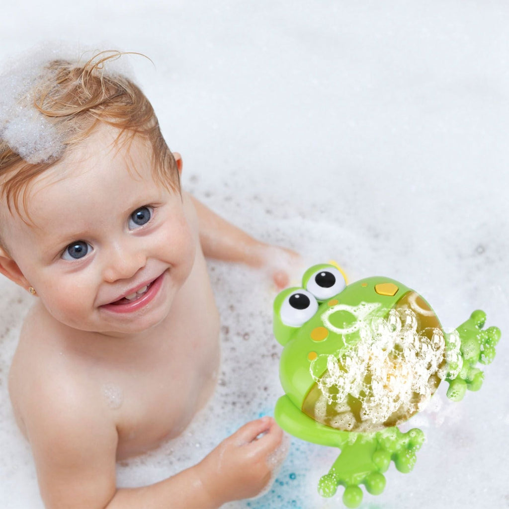 Frog Bubble Machine – Automatic Bubble Blower for Kids, Indoor/Outdoor Bubble Maker Toy