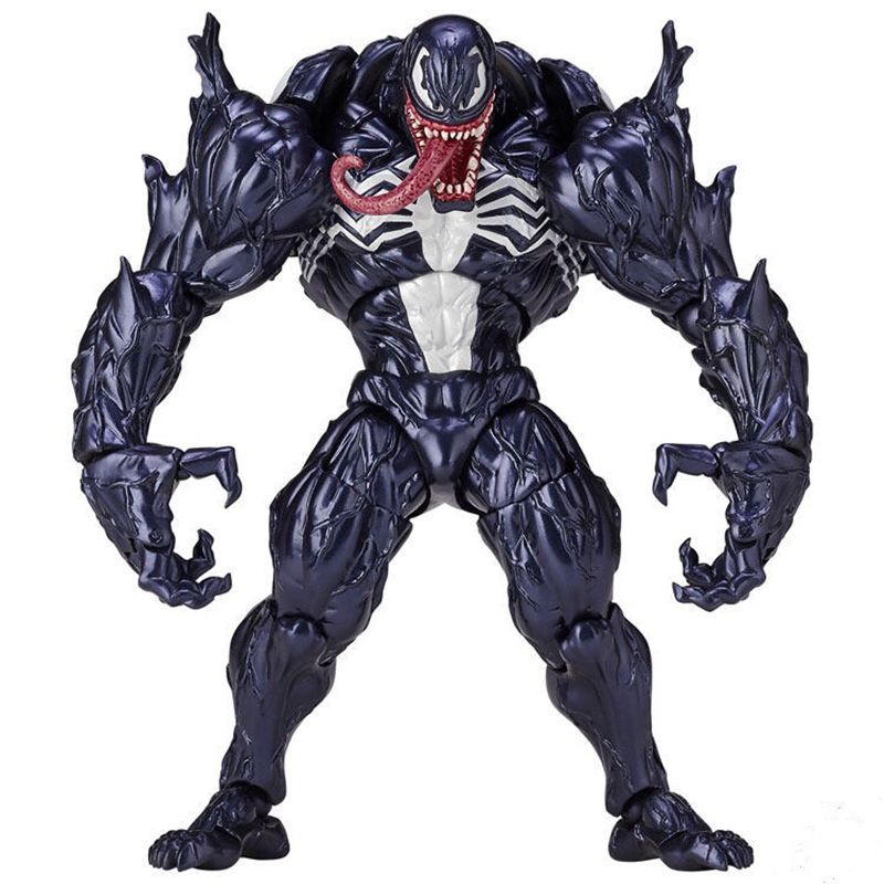 Marvel Revoltech Action Figure – Carnage Deadpool Spider-Man Venom Wolverine Magneto Captain America Gwen Stacy Collectible Toy