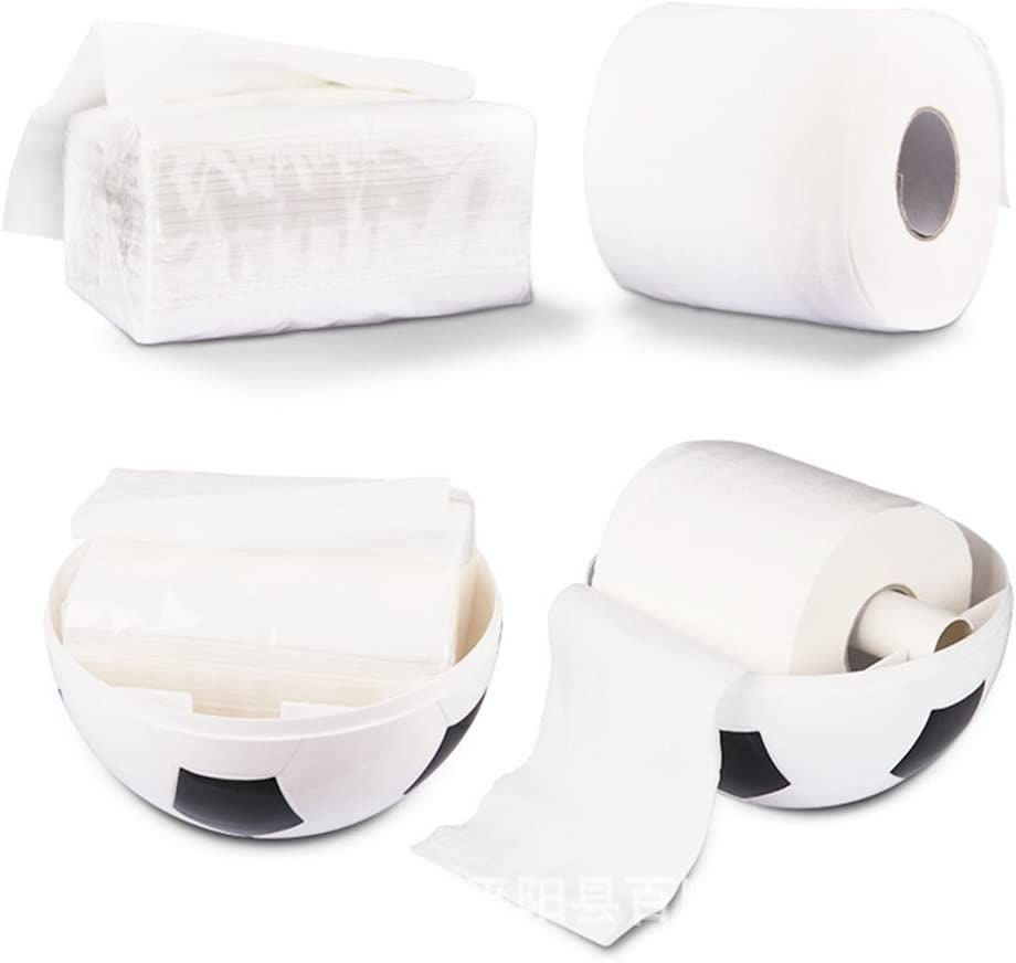 Football‑Shaped Tissue Holder – Creative Round Tissue Box for Home, Office, Bathroom & Car