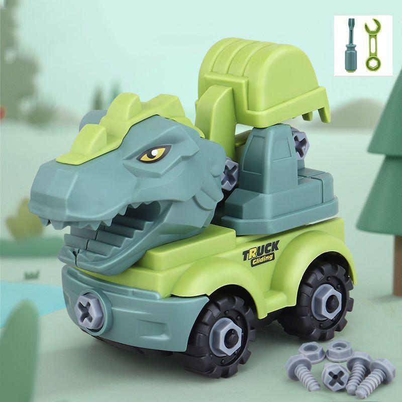 Dinosaur Engineering DIY Take-Apart Construction Toy Cars – Build & Play STEM Gift for Boys