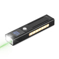 VEVOR 3‑in‑1 EDC Flat Flashlight – High‑Lumens Rechargeable LED with Green Beam & Magnetic Tail