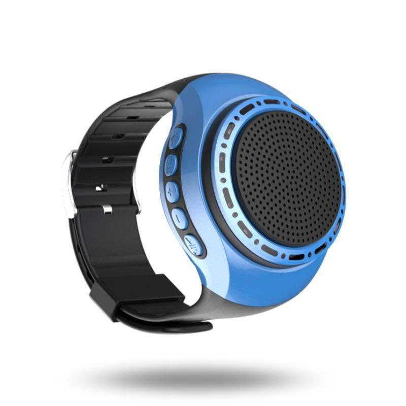 Wearable Bluetooth Speaker Watch – MP3 Player, FM Radio, Selfie & Colorful LED Lights | Waterproof