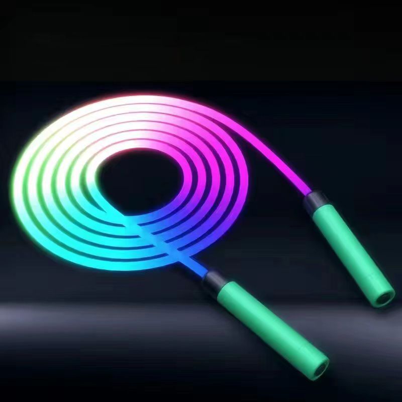 LED Light‑Up Jump Rope – Fast Speed, Anti‑Tangle Design with Soft Silicone Handles | Fitness, Training & Fun