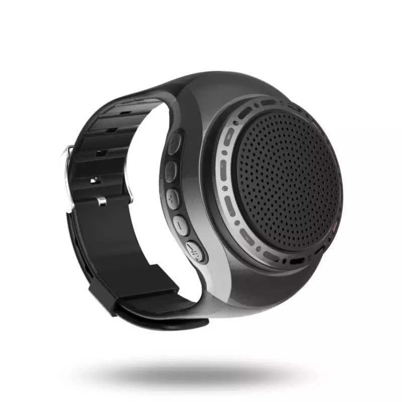 Wearable Bluetooth Speaker Watch – MP3 Player, FM Radio, Selfie & Colorful LED Lights | Waterproof