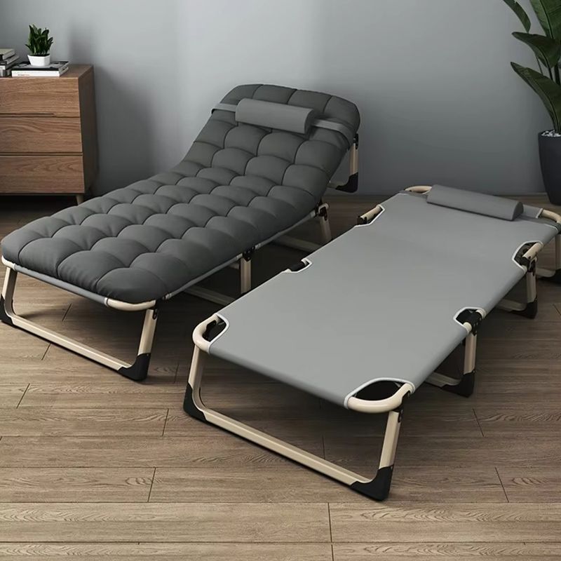 Heavy‑Duty Folding Camping Bed with Flip‑Up Mattress – Portable Guest Bed for Teens & Adults