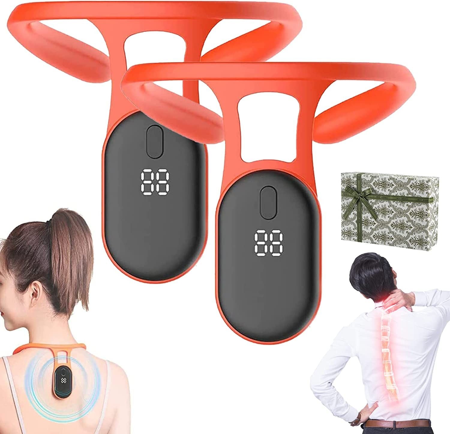 Smart Posture Corrector with Vibration Reminder – Adjustable Back Support Trainer