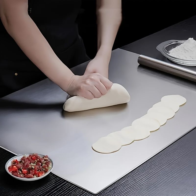 XXL 304 Stainless Steel Cutting Board – Anti‑Slip, Mold‑Resistant & Heavy‑Duty Kitchen Prep Surface