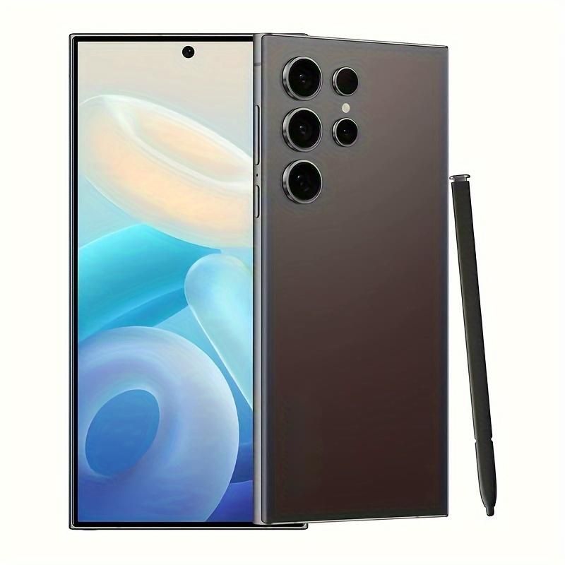 I24 Ultra Android 13 Smartphone – 8GB+256GB Unlocked Cell Phone with 6.8" HD Display, 6000mAh Battery & Built‑In Stylus (Black)