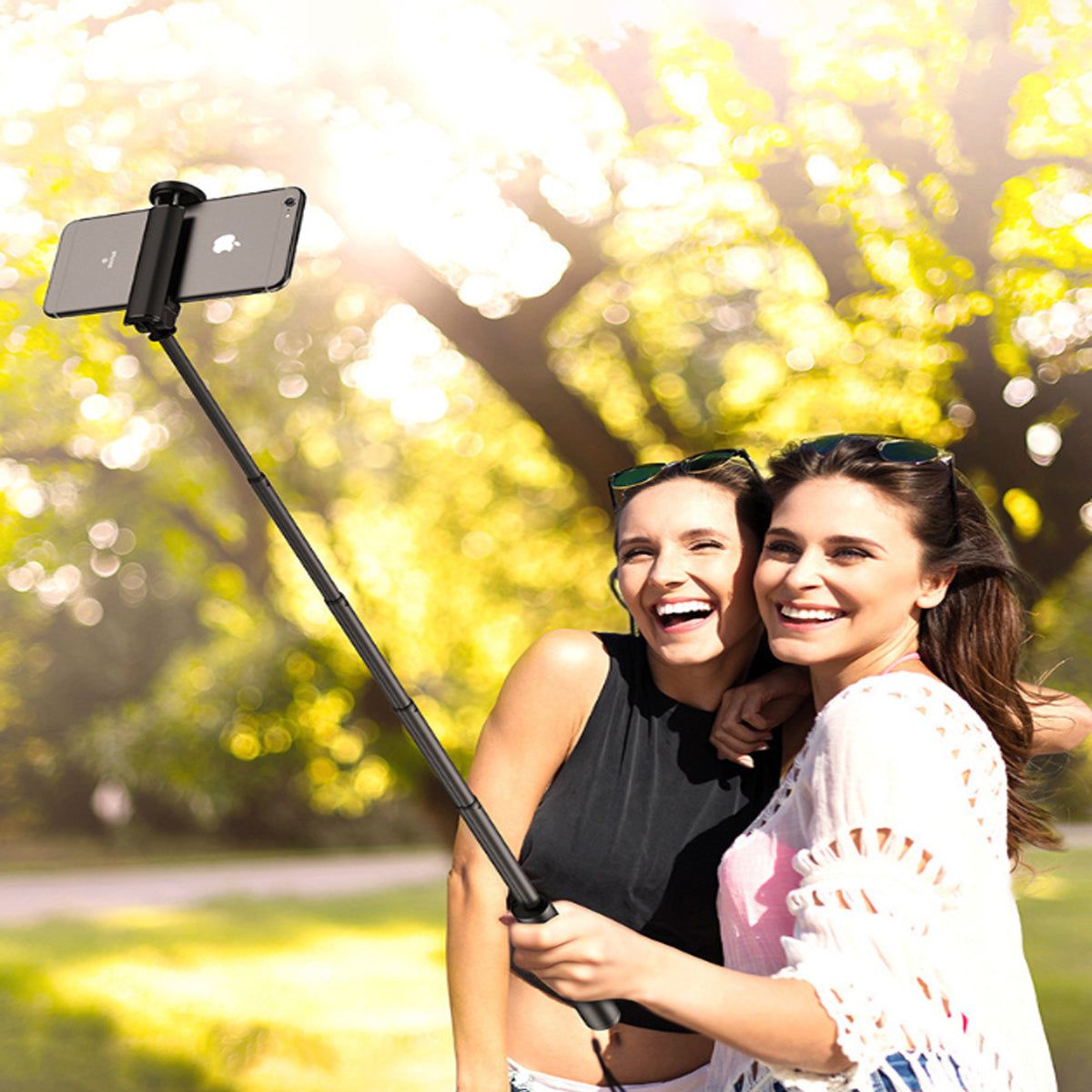 Invisi Mini Selfie Stick – Compact, Foldable & Extendable Bluetooth Selfie Stick
