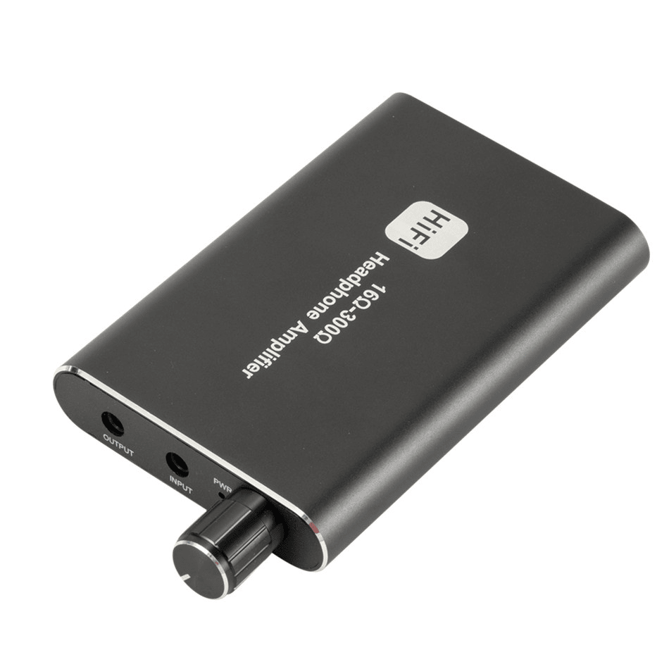 Portable HIFI Headphone Amplifier — 16-300Ω Earphone AMP with 3.5mm Audio & USB Cable