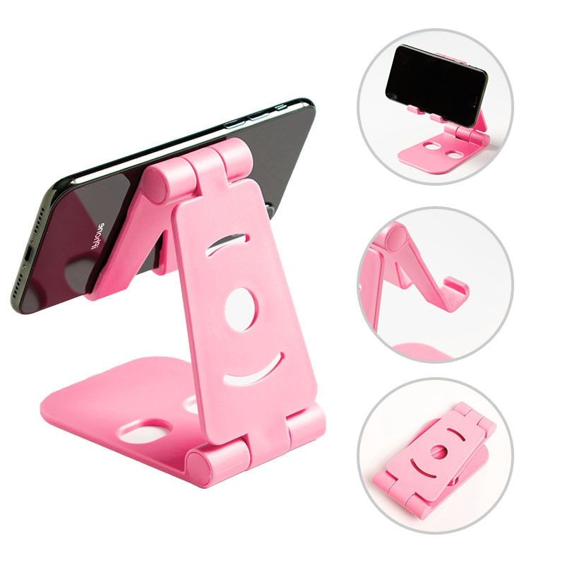 Adjustable Mobile Phone & Tablet Stand – Foldable, Lifting Desktop Holder for Smartphones & iPad (Universal)
