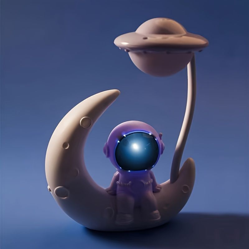 Children’s Creative Spaceman Table Lamp – Cute Desktop Night Light for Kids’ Rooms & Study Spaces