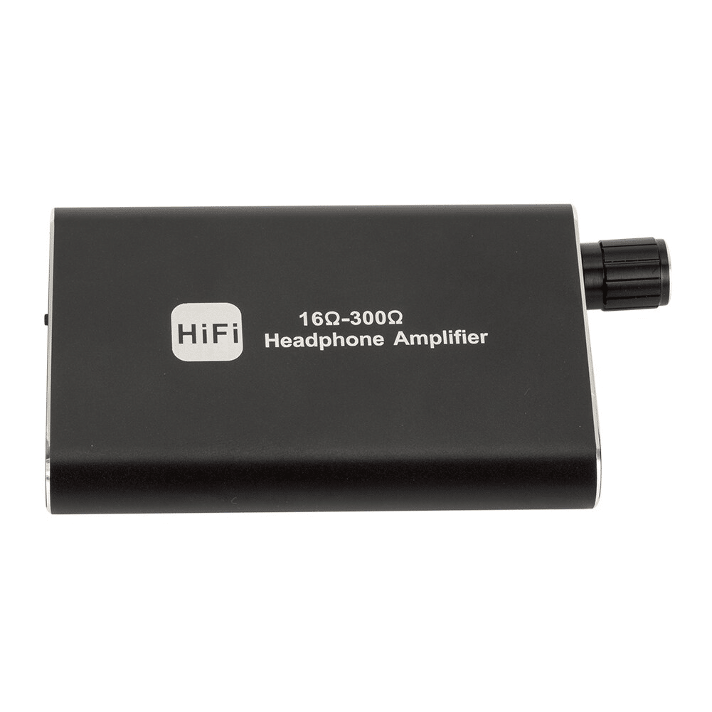 Portable HIFI Headphone Amplifier — 16-300Ω Earphone AMP with 3.5mm Audio & USB Cable