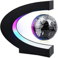 Magnetic Levitating Globe with LED Lights – Floating World Map Desk Decor & Cool Tech Gift for Men, Kids, Office & Home