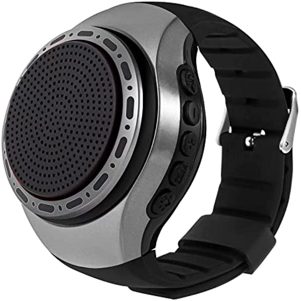Wearable Bluetooth Speaker Watch – MP3 Player, FM Radio, Selfie & Colorful LED Lights | Waterproof
